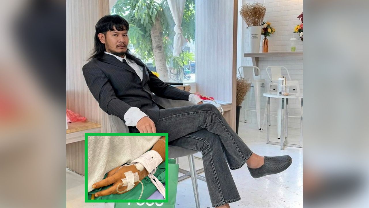 ด้งเด้ง–ณัฐวุฒิ หรือ จ่าลอด ไทบ้าน เกิดอุบัติเหตุรถตกสะพาน เจ็บหนัก ทำเอาแฟนๆ ห่วงใย กี้–เจนจิรา ภรรยา อัปเดตอาการปลอดภัยพร้อมโพสต์ภาพมือของด้งเด้ง ชู 2 นิ้ว...โล่งอกไปที.